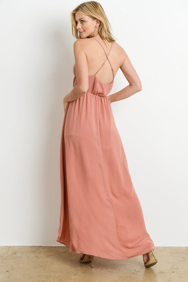 Maxi dress (romper with Maxi overlay) Ivy and Pearl Boutique