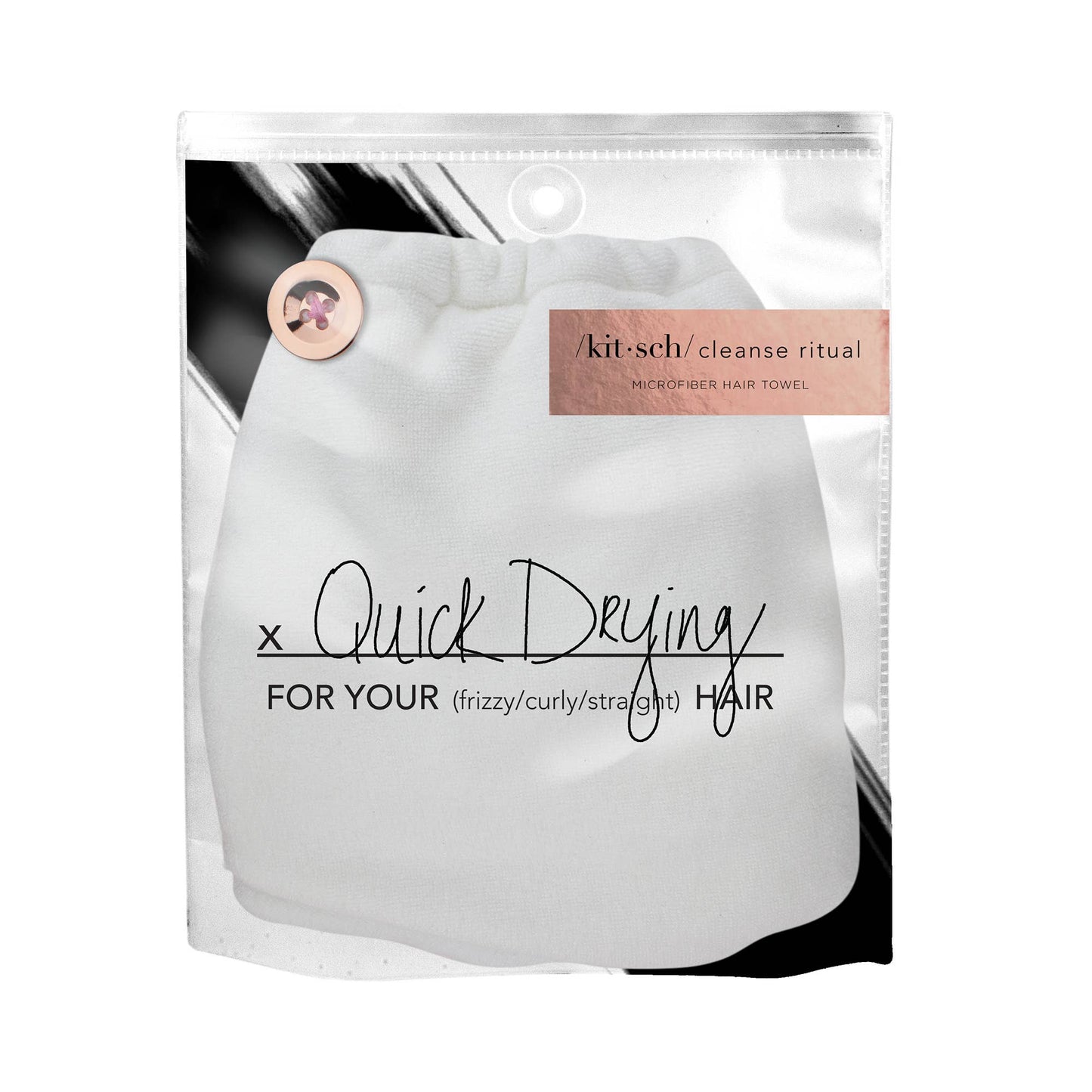 Microfiber Hair Towel - Quick Drying Hair Towel Kitsch
