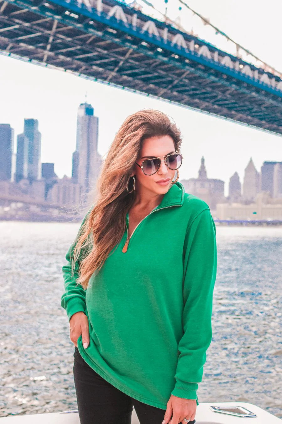 Miley vintage pullover Ivy and Pearl Boutique
