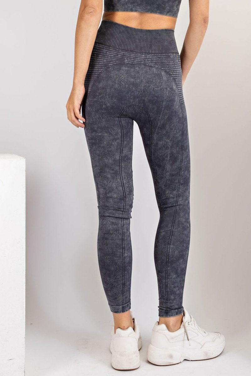 Mineral washed seamless leggings - Make a Move leggings Ivy and Pearl Boutique