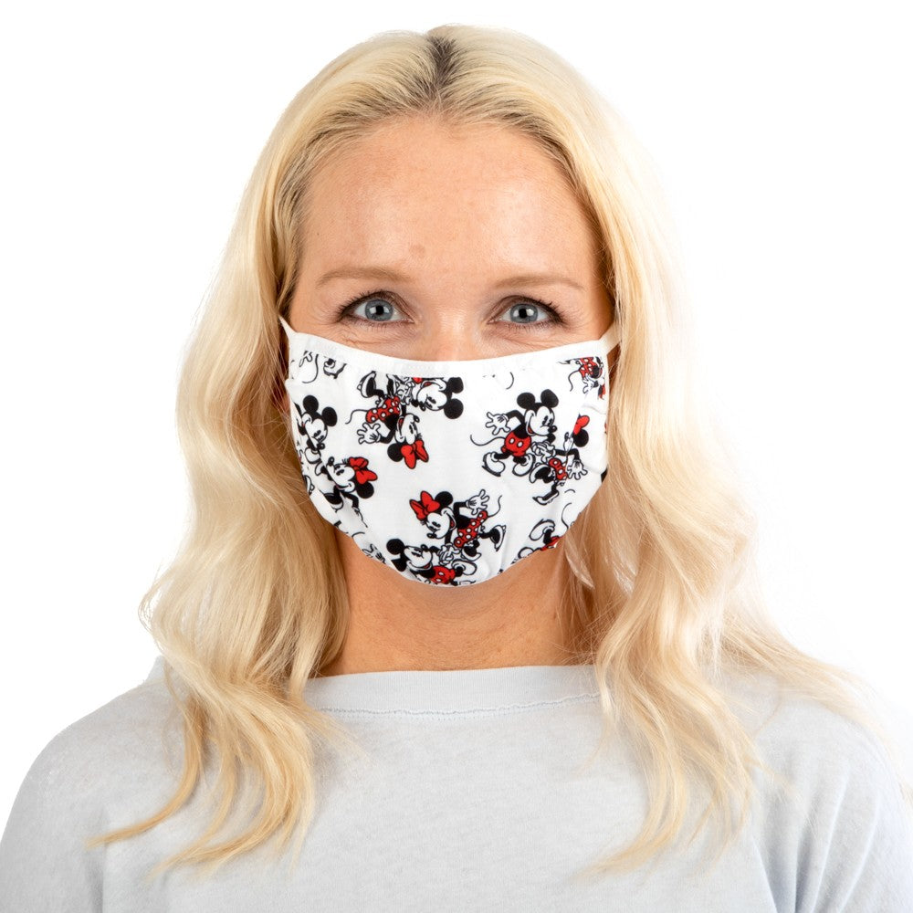 Minnie and Mickey Adult Adjustable Face Mask/Cover Ivy and Pearl Boutique