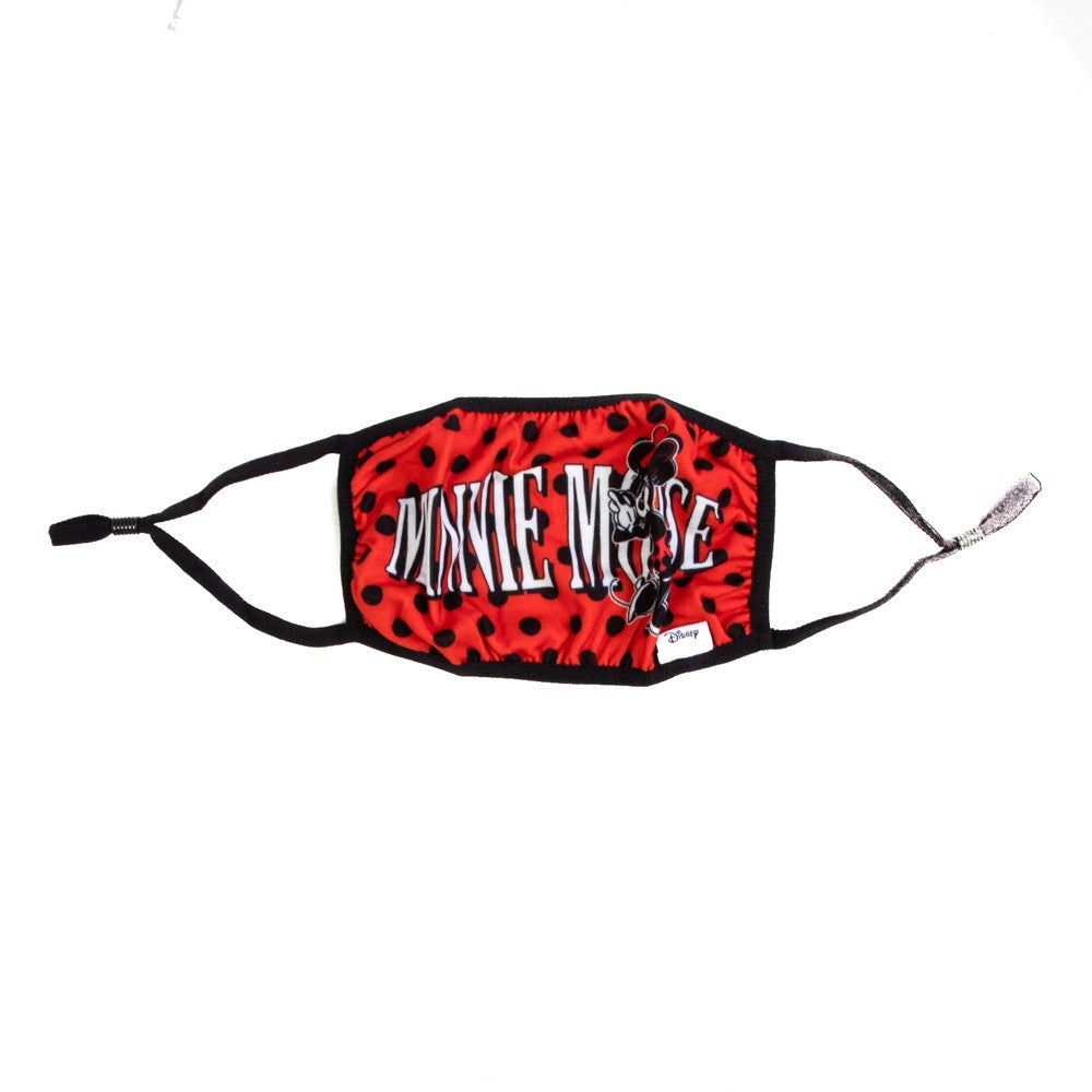 Minnie Mouse Face Mask - Disney Adult Adjustable Face Mask/Cover Ivy and Pearl Boutique