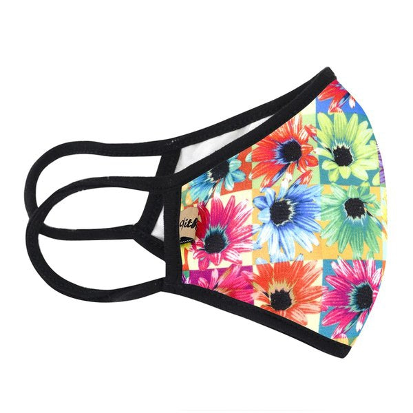Multi-Colored Sunflowers Face Mask Ivy and Pearl Boutique