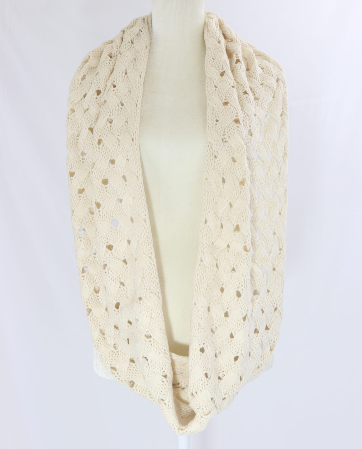 New York crochet infinity scarf Ivy and Pearl Boutique