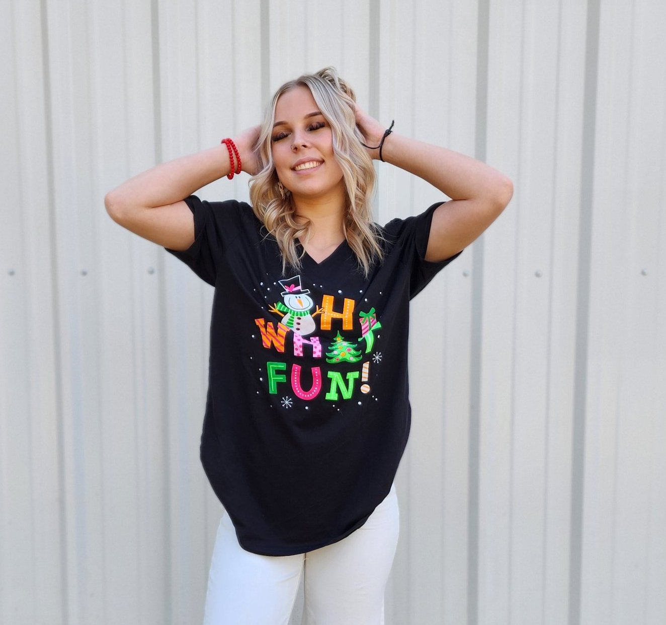 Oh What Fun Christmas T-Shirt  Ivy and Pearl Boutique
