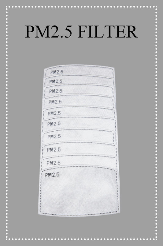 Five-layer Carbon Activated Face Mask Filter  Ivy and Pearl Boutique