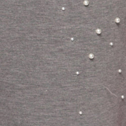 Dex Pull-On sweat pant with pearl studs details Ivy and Pearl Boutique