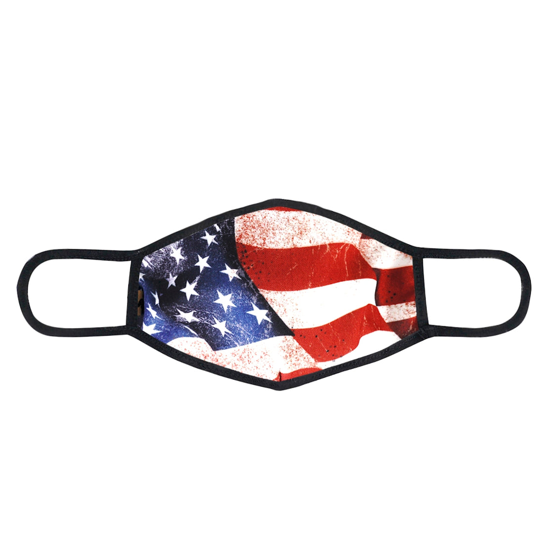 Red Rose Print American Flag Face Mask Ivy and Pearl Boutique