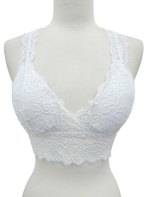 Removable-Padded Lace Bralette Ivy and Pearl Boutique