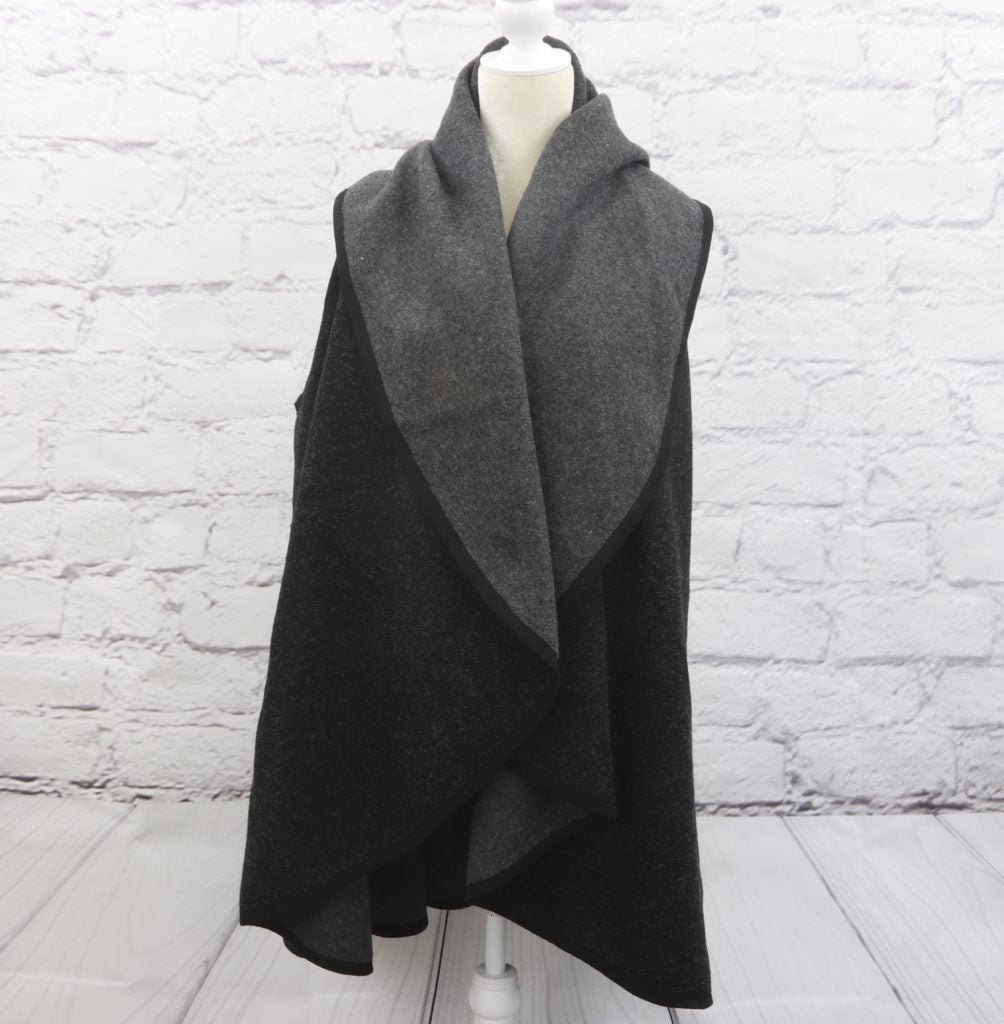 Reversible, multi-function shawl/vest Ivy and Pearl Boutique