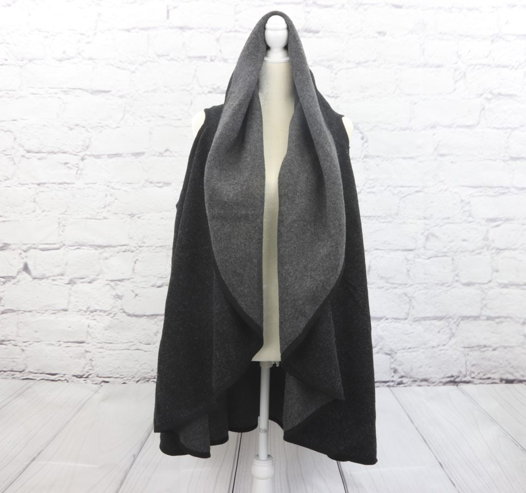 Reversible, multi-function shawl/vest Ivy and Pearl Boutique