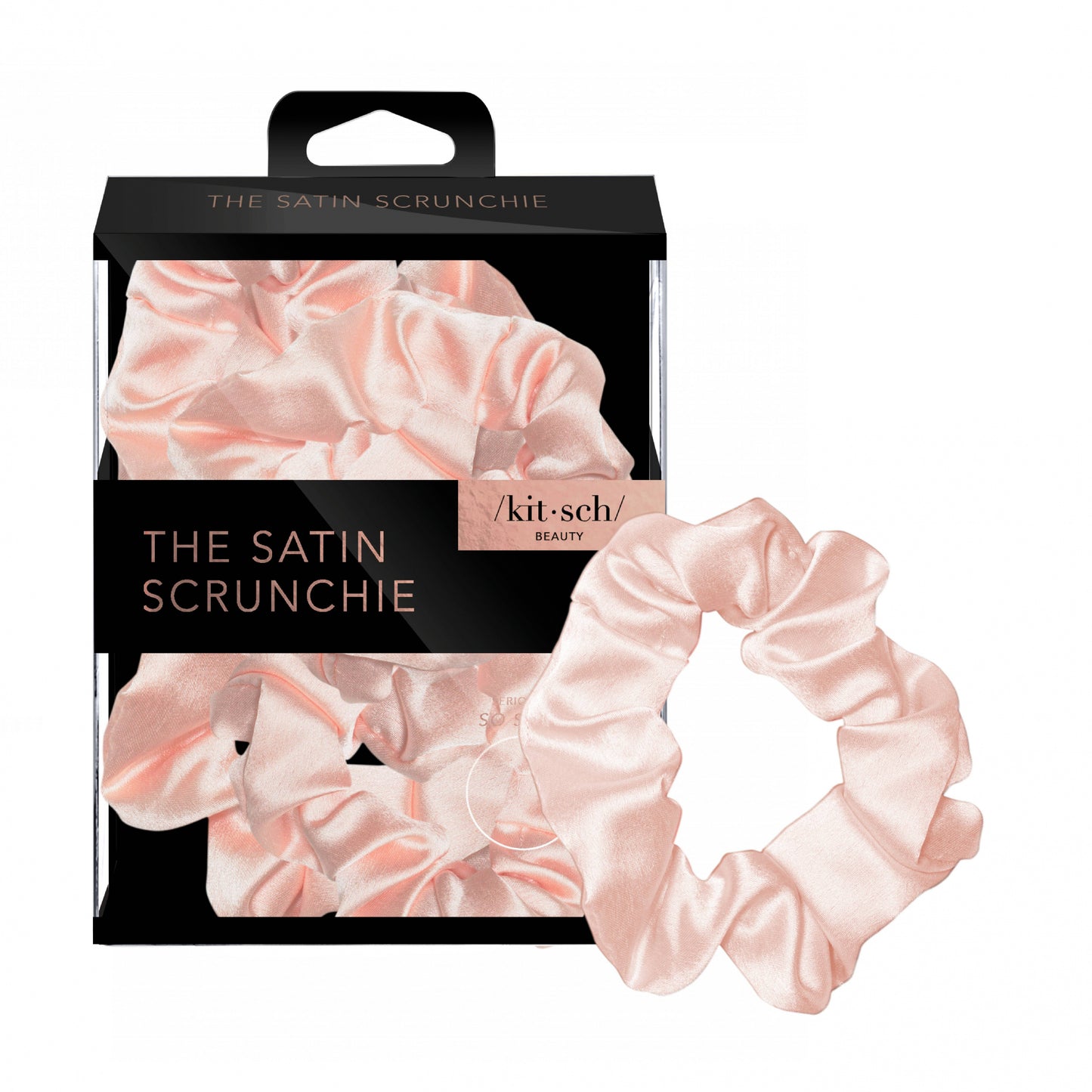 Satin Sleep Scrunchies - The Satin Scrunchie Kitsch Blush