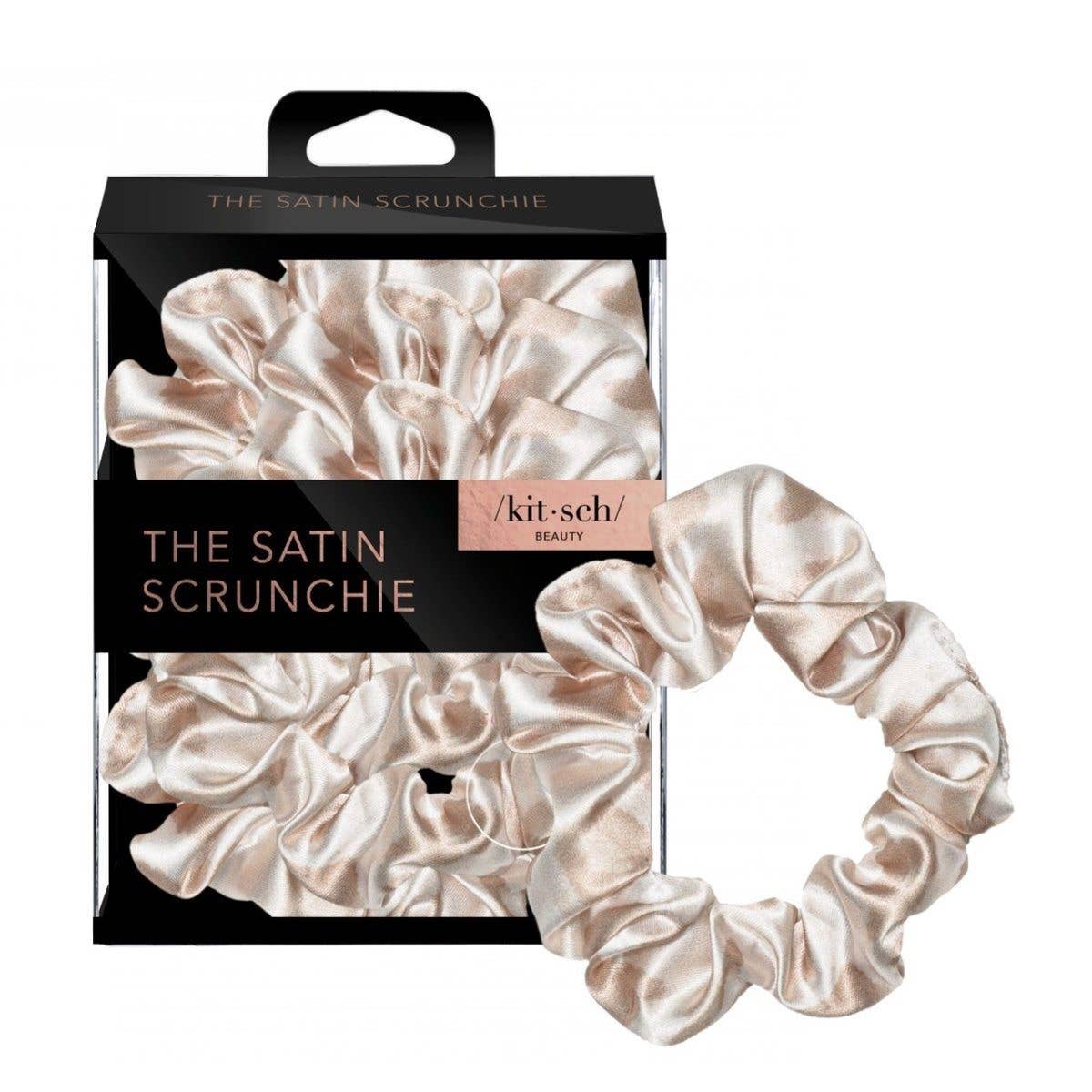 Satin Sleep Scrunchies - The Satin Scrunchie Kitsch Leopard