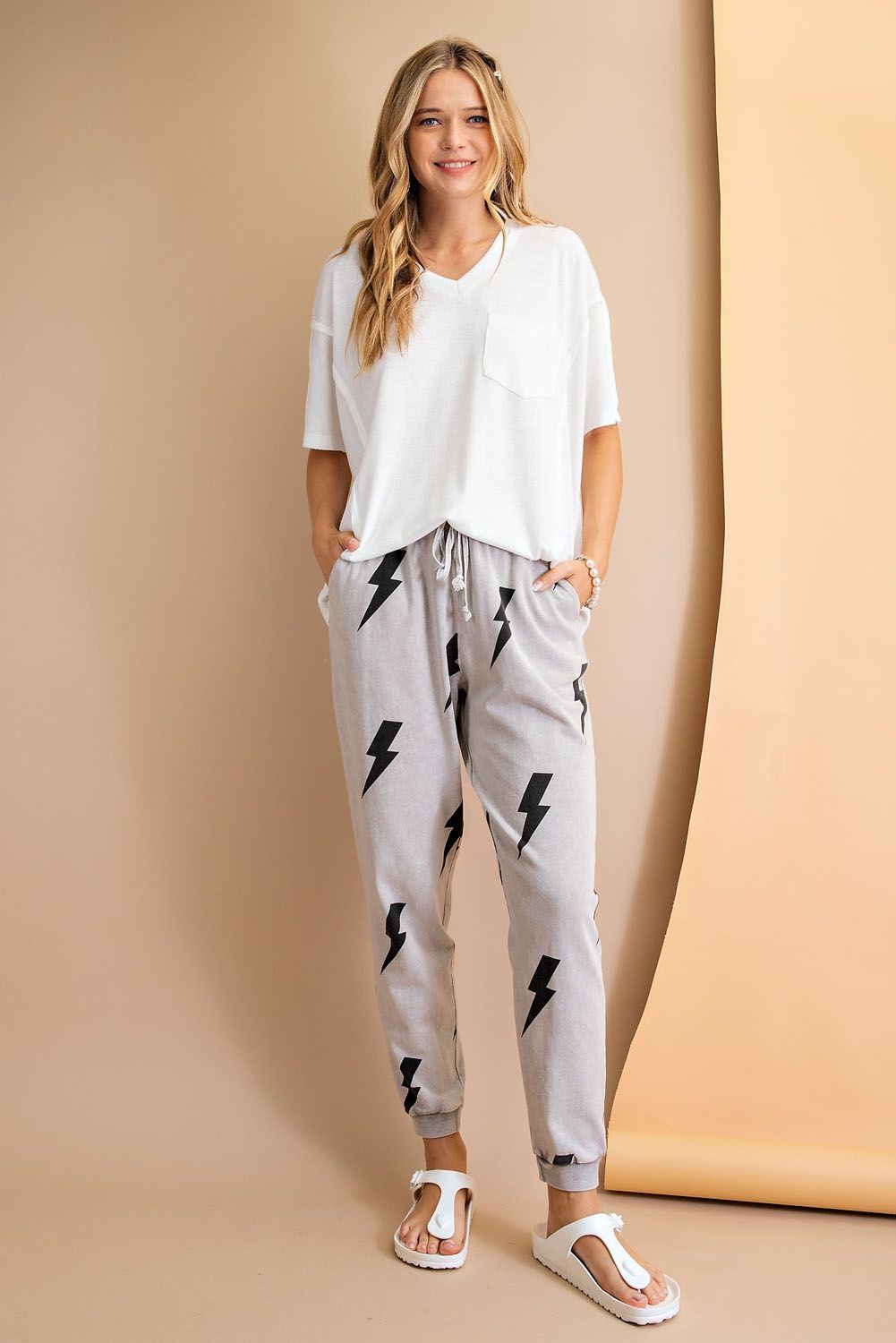 Whisper Loose Fit Top - Short sleeve ribbed loose fit knit top  Ivy and Pearl Boutique