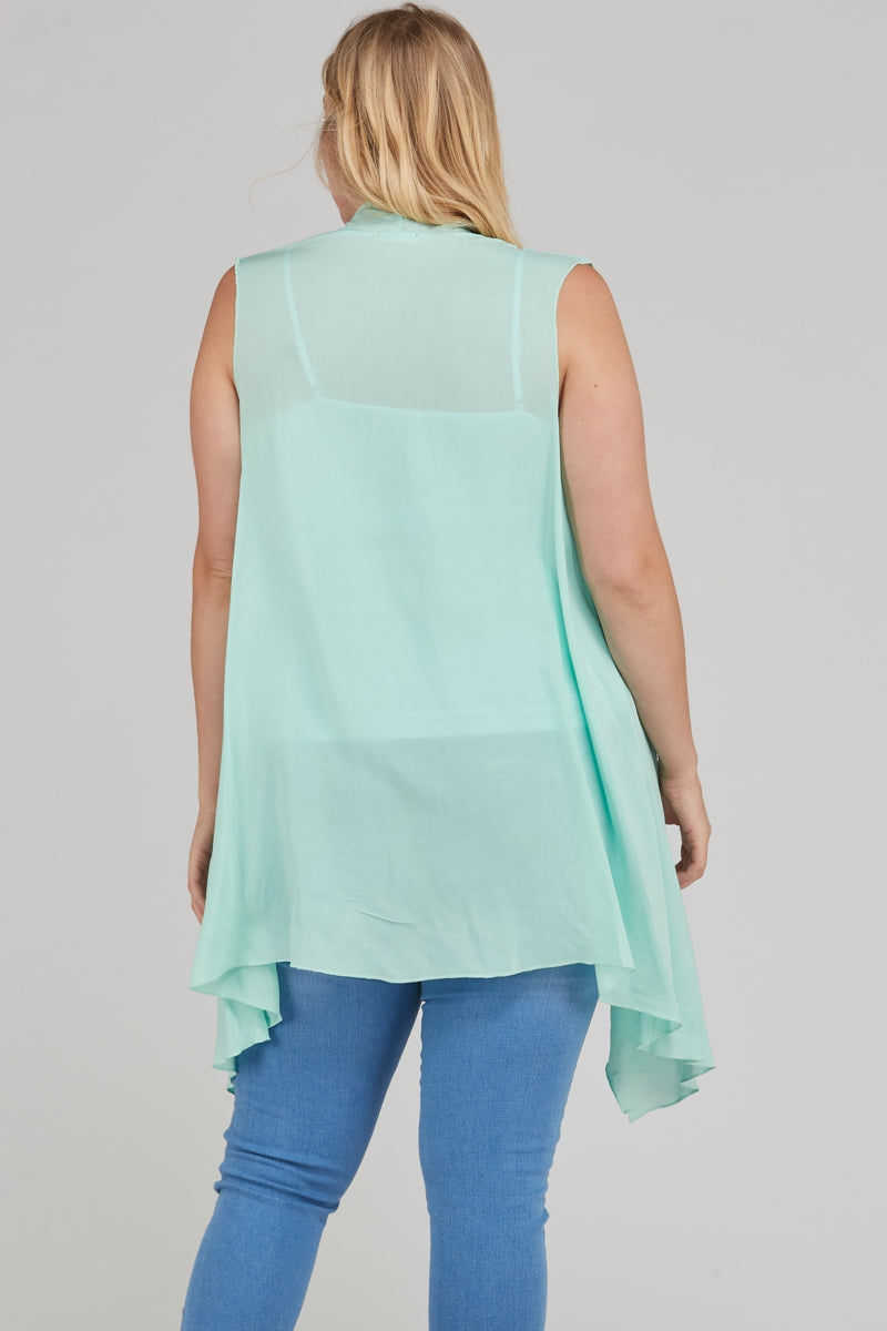 Sleeveless cardigan kimono Ivy and Pearl Boutique