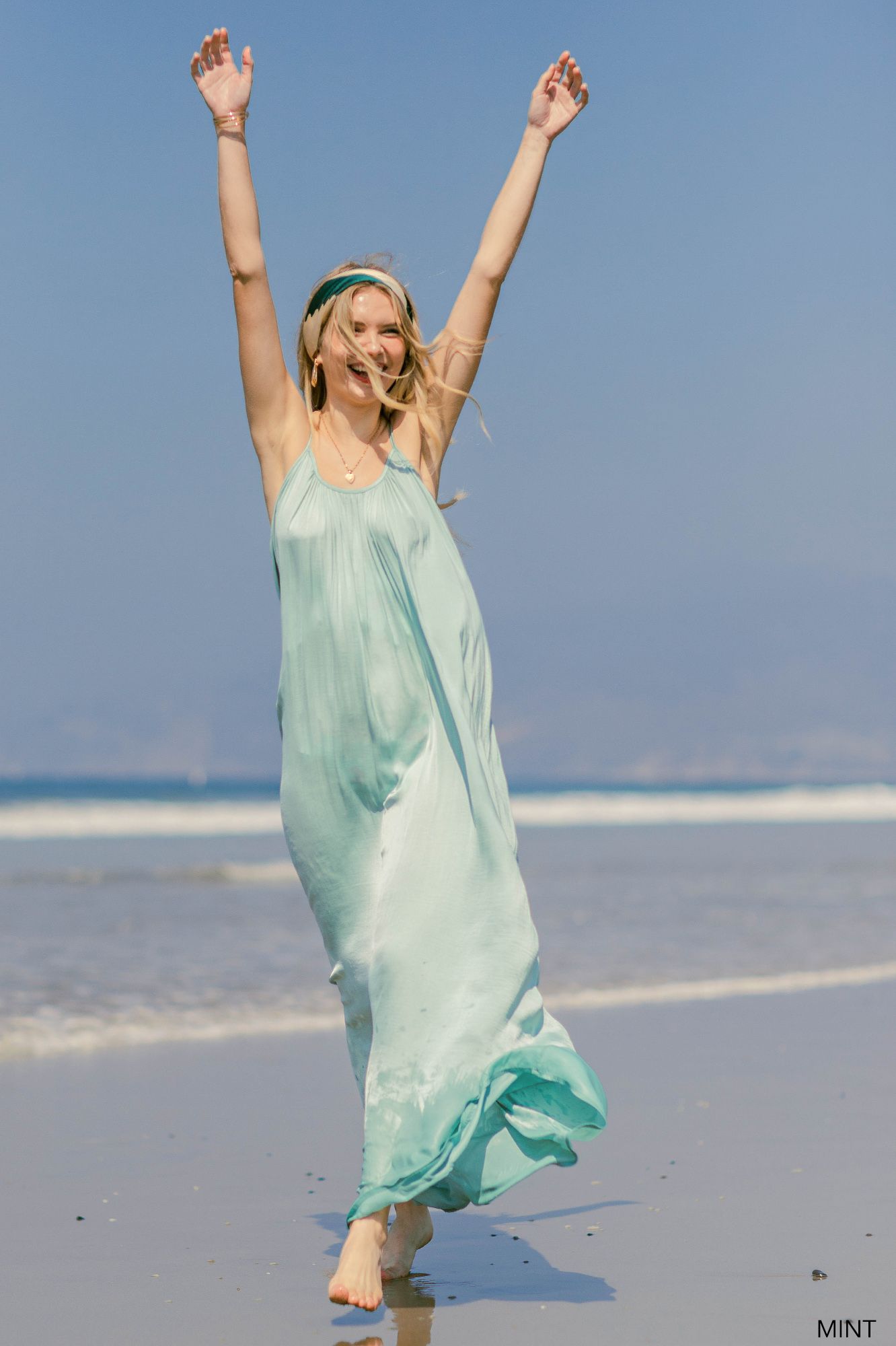 Sleeveless long dress with straps Ivy and Pearl Boutique