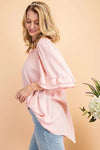 Smocked Square neck Woven Top  Ivy and Pearl Boutique
