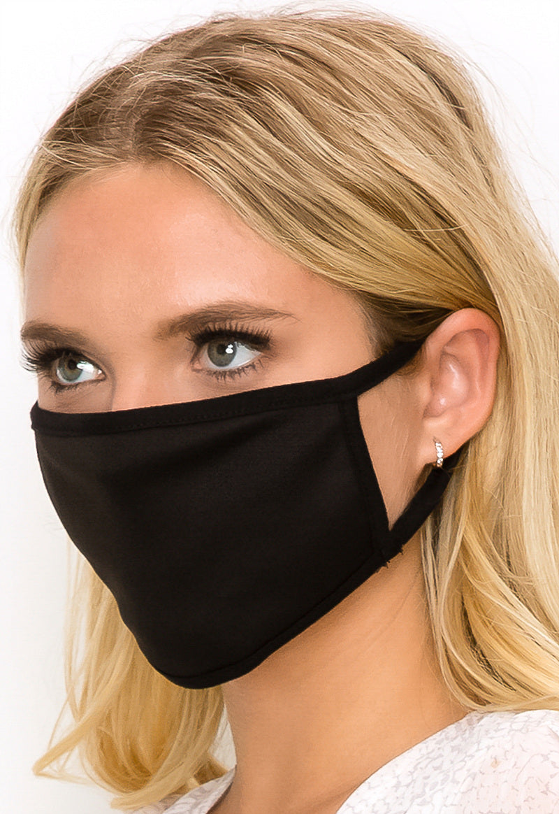 Solid colored face mask Ivy and Pearl Boutique