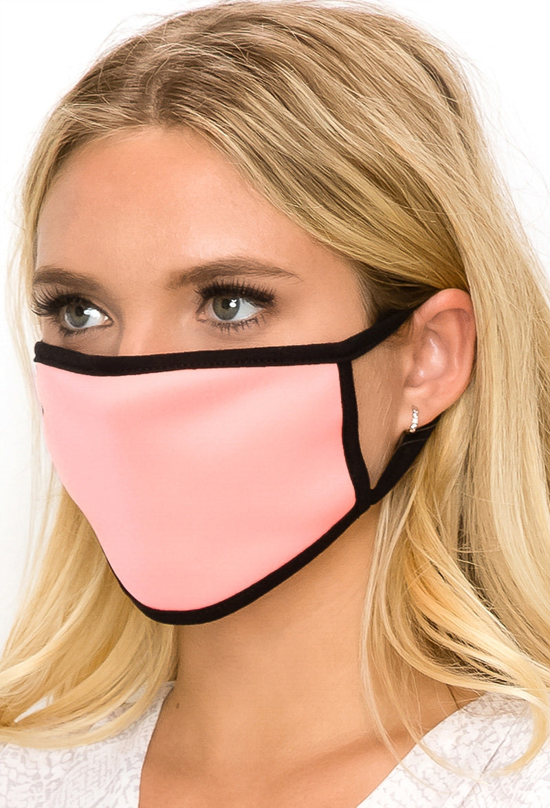 Solid colored face mask Ivy and Pearl Boutique