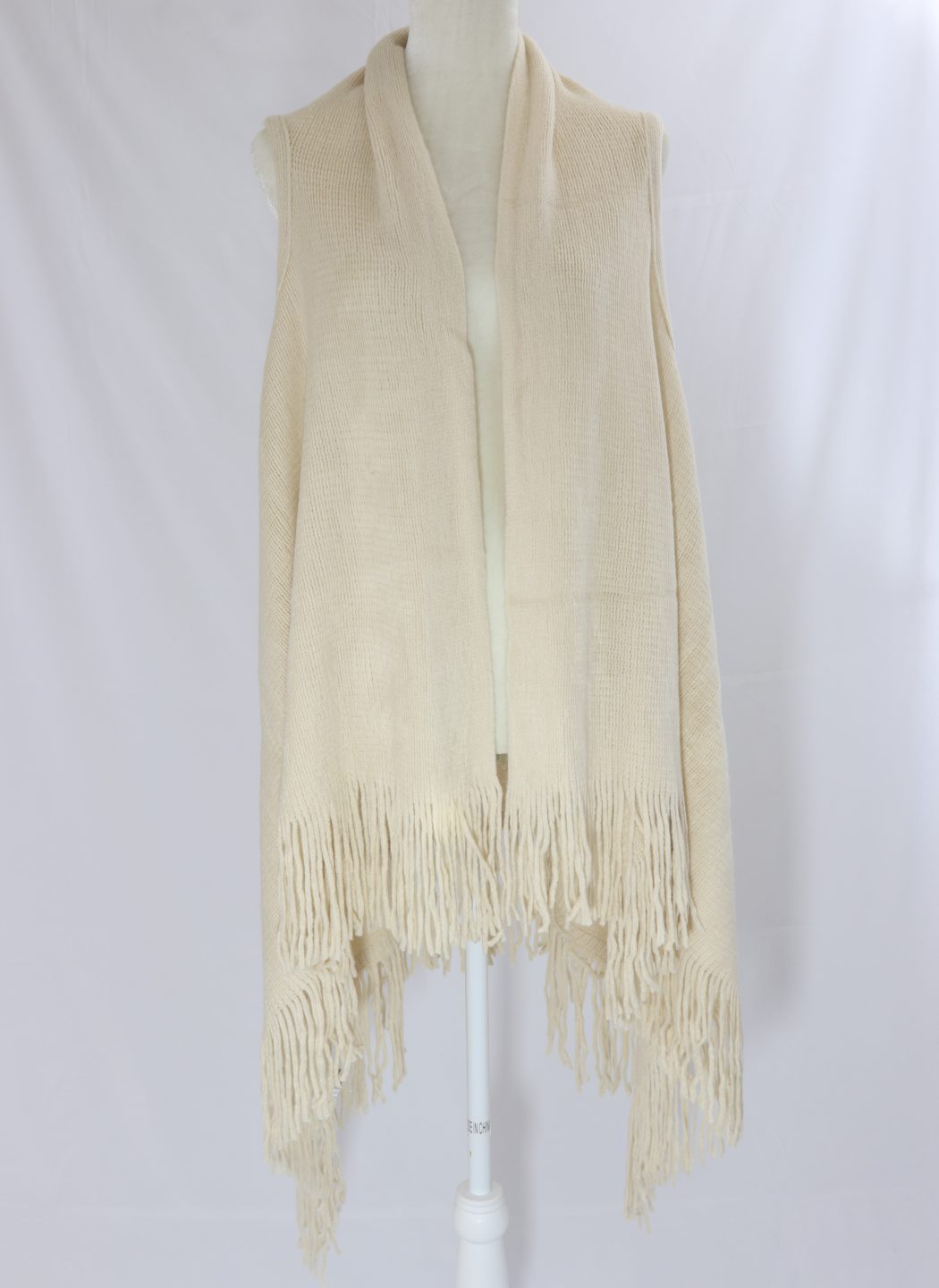 Solid fringe knit vest Ivy and Pearl Boutique