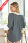 Knit Solid Two Piece Loungewear Set  Ivy and Pearl Boutique