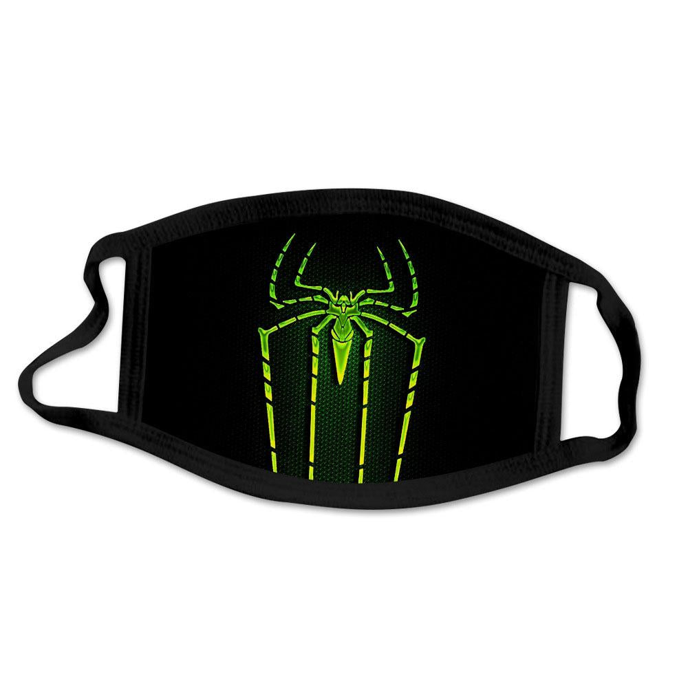 JUST IN - SpiderMan Face Mask - kids Spider-Man face masks Ivy and Pearl Boutique Neon Green Spider