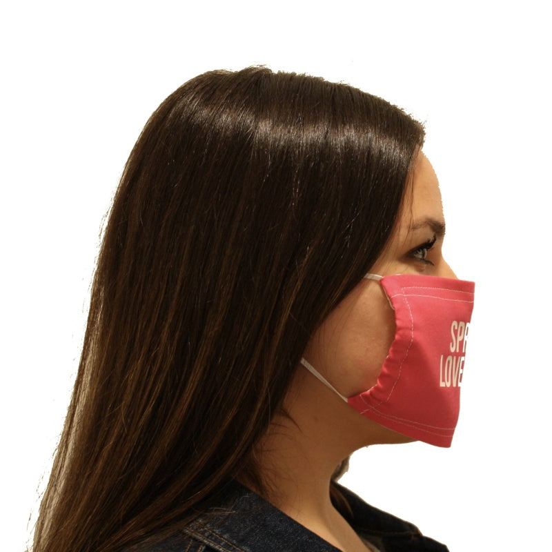 "Spread Love Only" Face Mask with Wire Nose Piece Ivy and Pearl Boutique