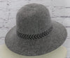 Stylish wool cloche hat with tucked tie rope  Ivy and Pearl Boutique