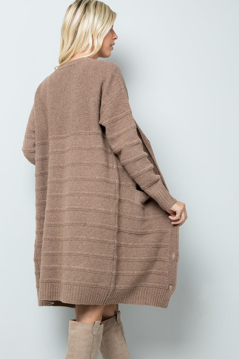 Sweet Lovely Midi Sweater Cardigan Ivy and Pearl Boutique