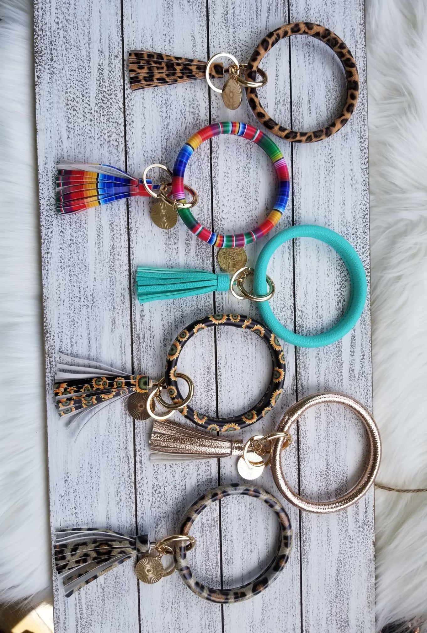 Tassel Bracelet Keychain/Key Ring Ivy and Pearl Boutique