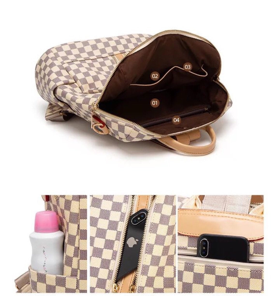 The Lacey Backpack and Wristlet Combo Ivy and Pearl Boutique