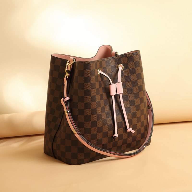 The Lacey Bucket Bag with 2 Versatile Straps Ivy and Pearl Boutique Brown