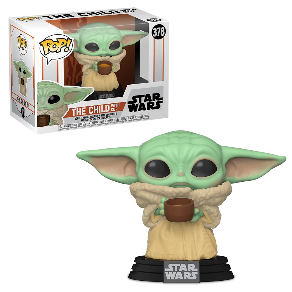 The Mandalorian The Child with Cup Pop! Vinyl Figure (#378)  Ivy and Pearl Boutique