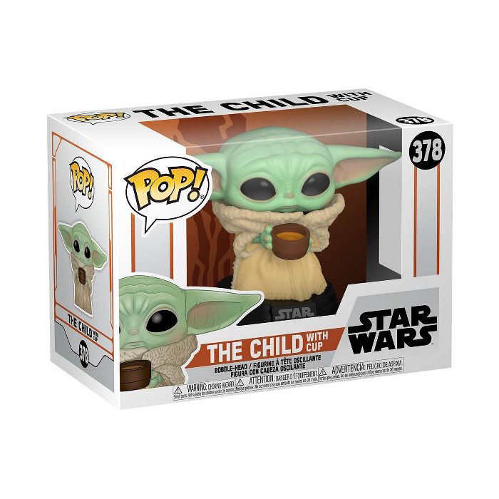 The Mandalorian The Child with Cup Pop! Vinyl Figure (#378)  Ivy and Pearl Boutique