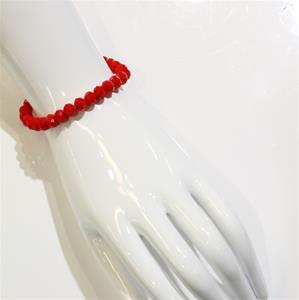 Faceted 7mm crystal beaded bracelet Ivy and Pearl Boutique