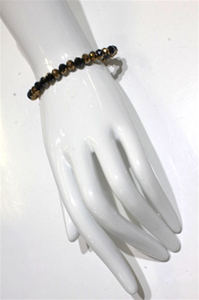 Faceted 7mm crystal beaded bracelet Ivy and Pearl Boutique