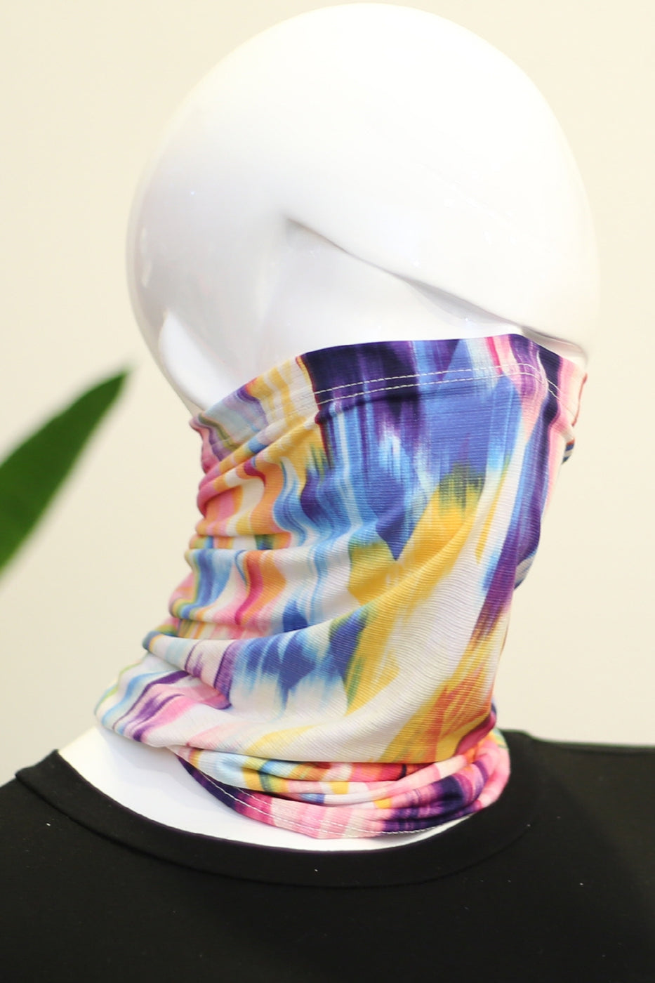 Tie dye print bandanna face mask (gaiter, balaclava mask) Ivy and Pearl Boutique