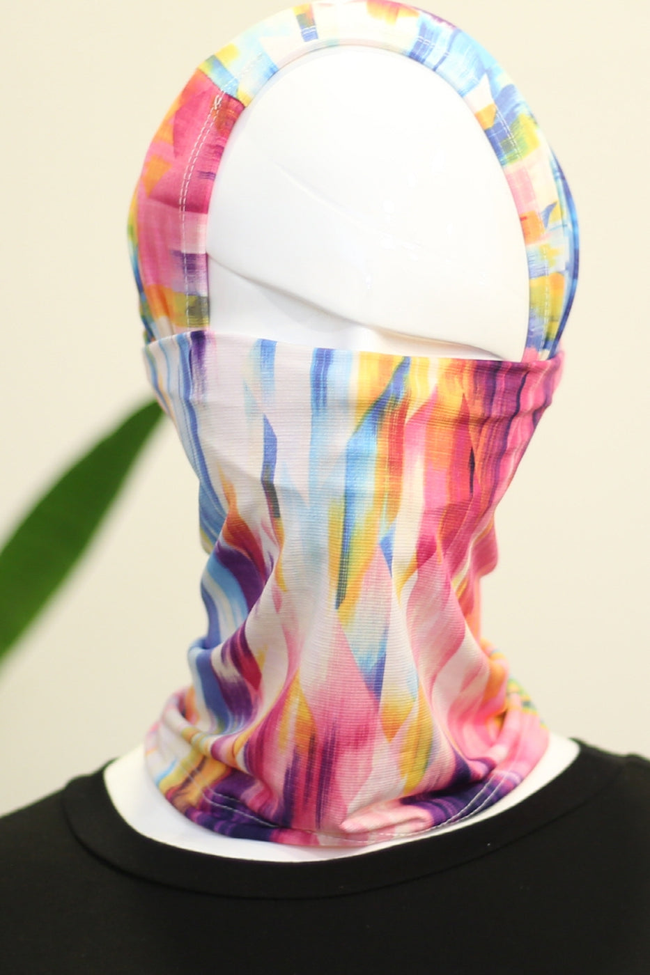 Tie dye print bandanna face mask (gaiter, balaclava mask) Ivy and Pearl Boutique