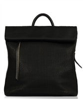 Top Zipper Open/Closure Textured Faux (Imitation) PU Leather Handbag Ivy and Pearl Boutique