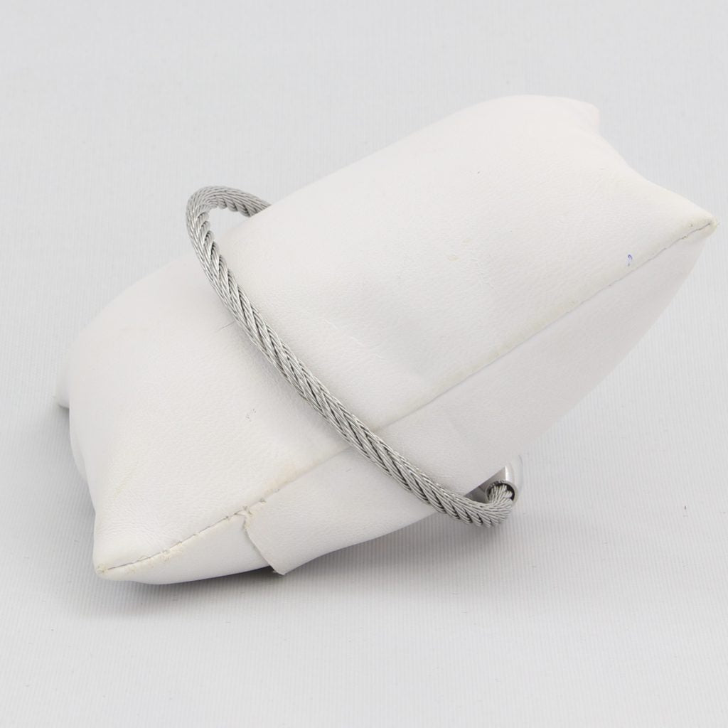 Twisted cable cuff bracelet with magnetic clasp Ivy and Pearl Boutique