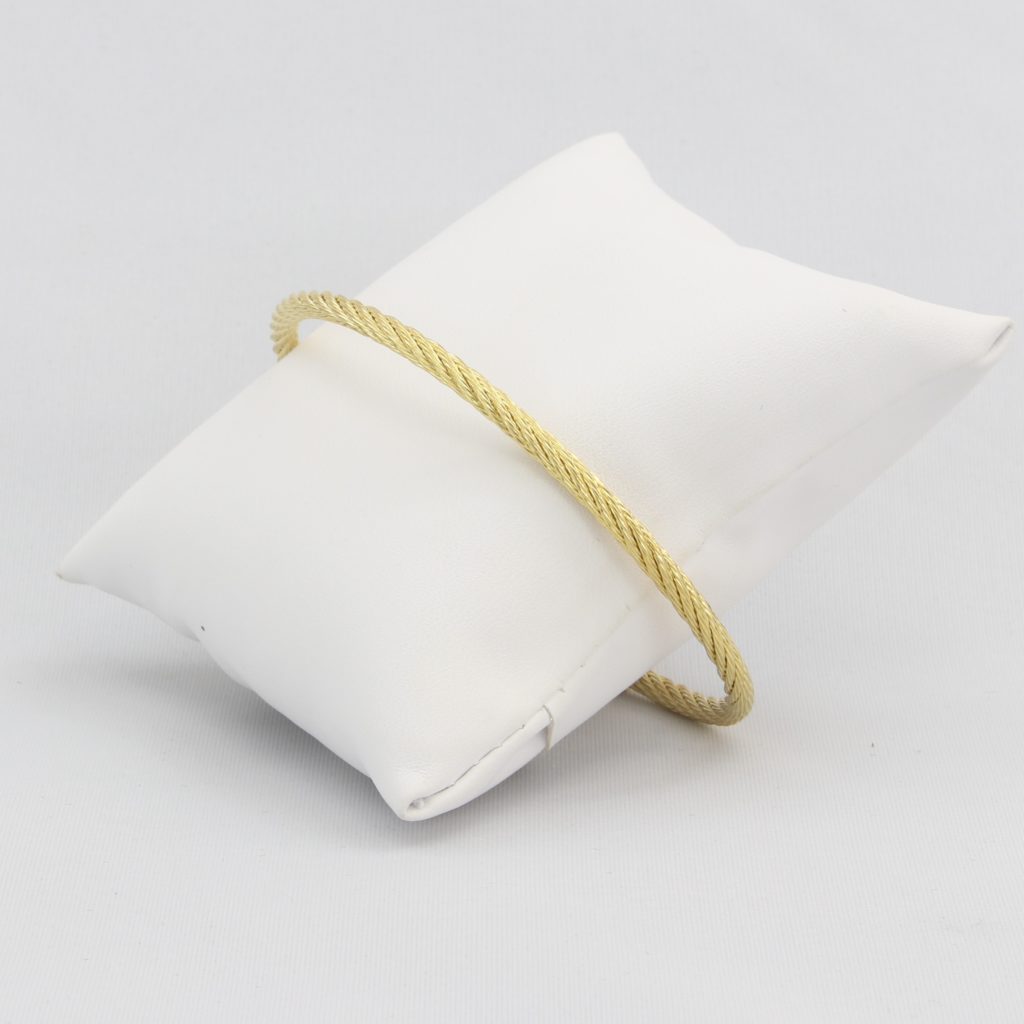 Twisted cable cuff bracelet with magnetic clasp Ivy and Pearl Boutique