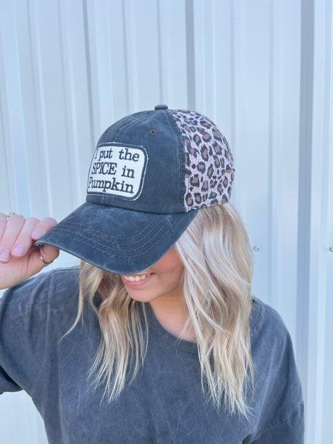 Wild Oats hat - I put the spice in pumpkin baseball cap Ivy and Pearl Boutique