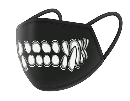 Wolf teeth face mask - reusable cloth face mask  Ivy and Pearl Boutique