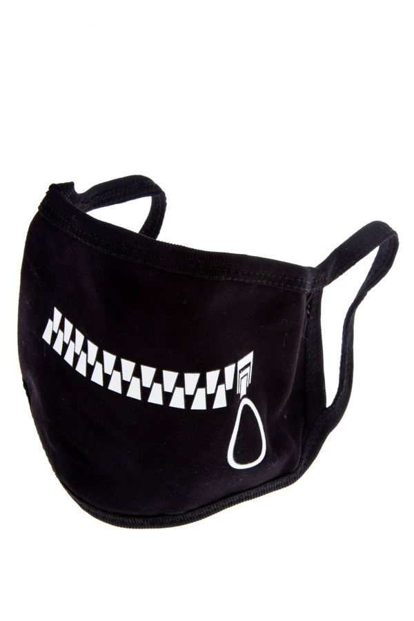 Funny Zipper Face Mask - Zipper Pattern Cotton Face Mask Ivy and Pearl Boutique