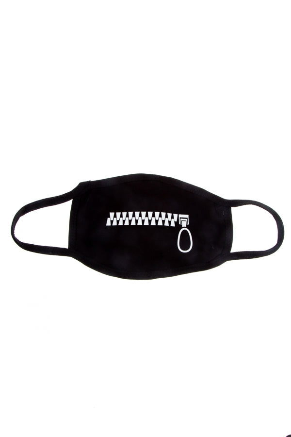Funny Zipper Face Mask - Zipper Pattern Cotton Face Mask Ivy and Pearl Boutique