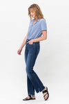 Judy Blue non-distressed hem bootcut stretchy jeans