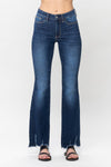 Judy Blue non-distressed hem bootcut stretchy jeans