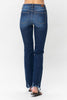 Judy Blue non-distressed hem bootcut stretchy jeans