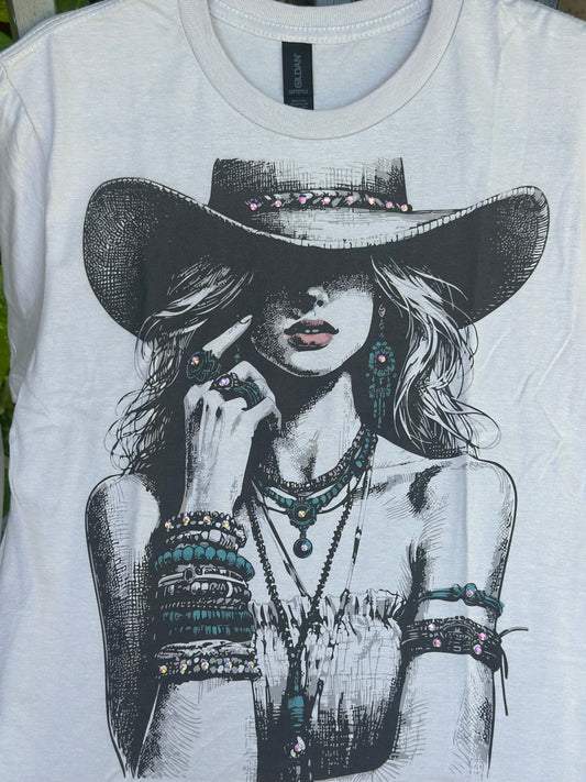 Turquoise Cowgirl T-Shirt