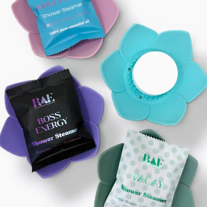 Shower Steamer Tray - Lotus - Flexible Silicone Soap Tray